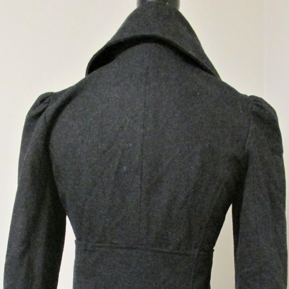 Hazel Women's Full Button Coat peacoat - Picture 7 of 8